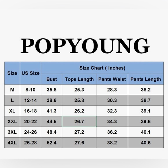 NWT POPYOUNG Womens Fall Two piece pajama set. Gray. 2XL - Picture 3 of 5